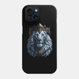 The Golden Crowned Lion Phone Case