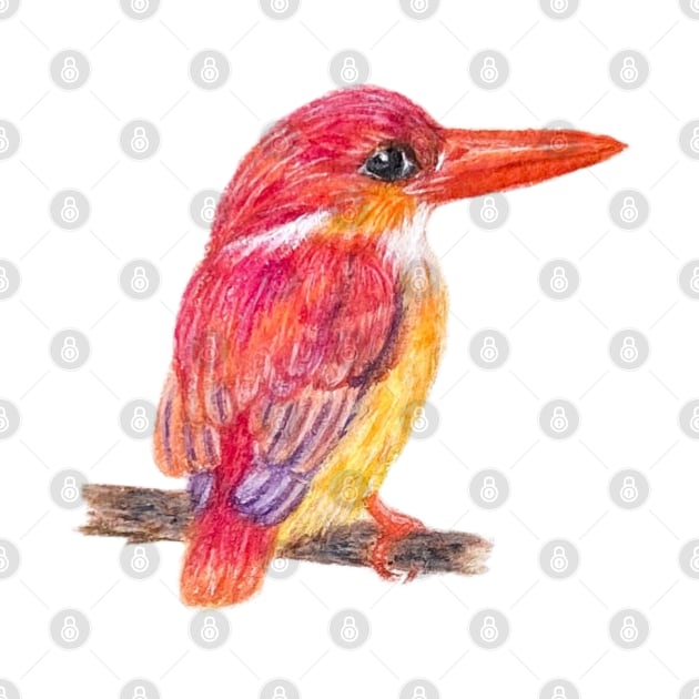 South Philippine Dwarf Kingfisher by Suriartaddict