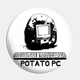 Potato PC Nerd Pin