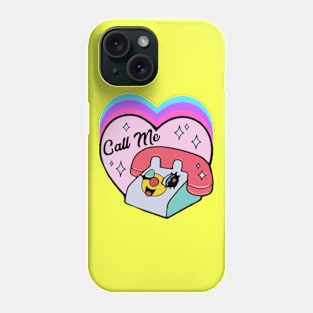 Cute Call Me Telephone Phone Case