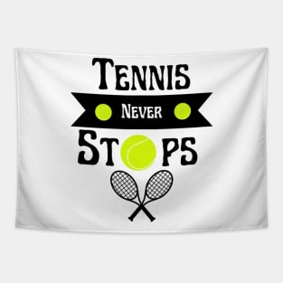 Tennis never stops Tapestry