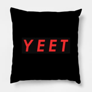 Yeet Meme Black Box Dank Gamer Yeetin Funny White Color Pillow