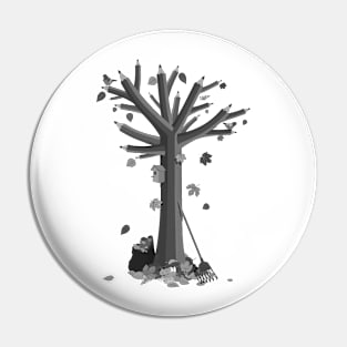 The Pencil Tree Pin