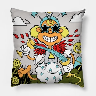 Temperance - Mystical Medleys - Vintage Cartoon Tarot Pillow