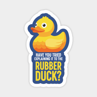 Rubber Duck Debugging Meme Magnet