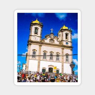 Baroque Church of Senhor do Bonfim Brazil Magnet