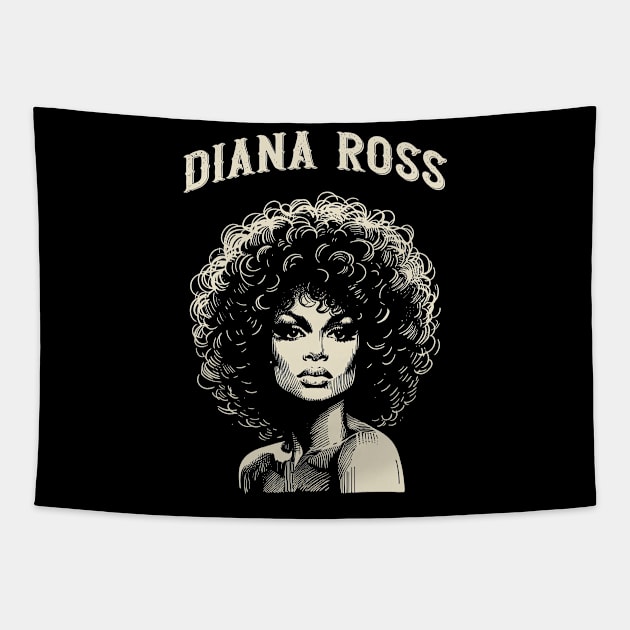 Diana Ross Tapestry by Yopi