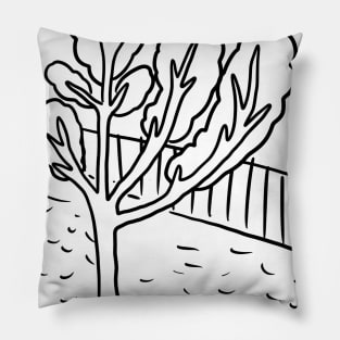 Peach Tree Pillow