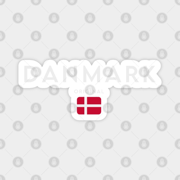Denmark flag, danish flag Magnet by eka123