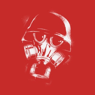 Spray Painted Gas mask T-Shirt