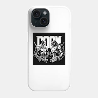 Doom Guy vs. Terminator Phone Case