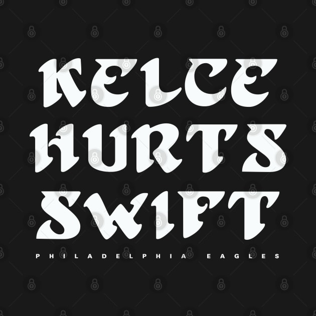 Kelce x Hurts x Swift Philadelphia Eagles by Juantamad