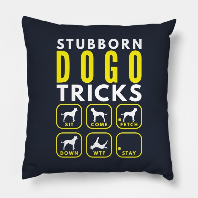 Stubborn Dogo Tricks - Dog Training Pillow by DoggyStyles