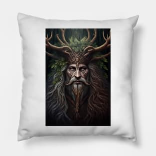 Green Man #005 Pillow