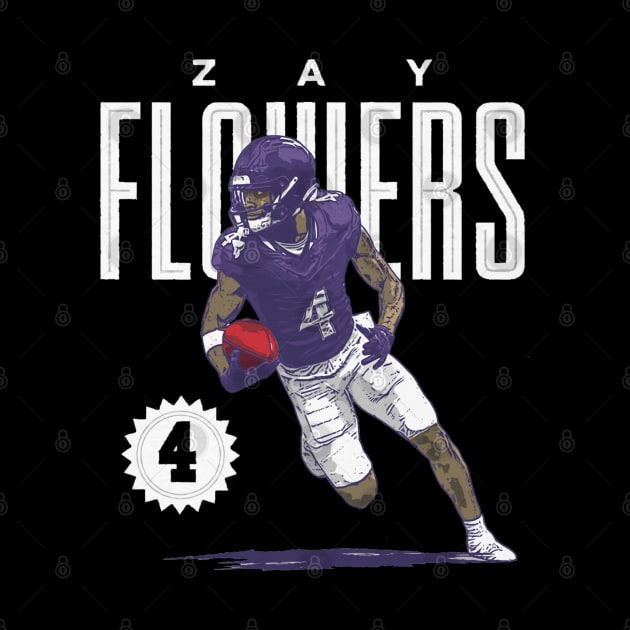 Zay Flowers Baltimore Card by ClarityMacaws