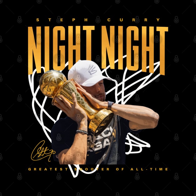 Steph Curry Night Night by Juantamad