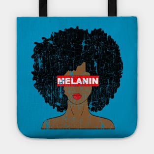 Melanin Afro Woman Tote