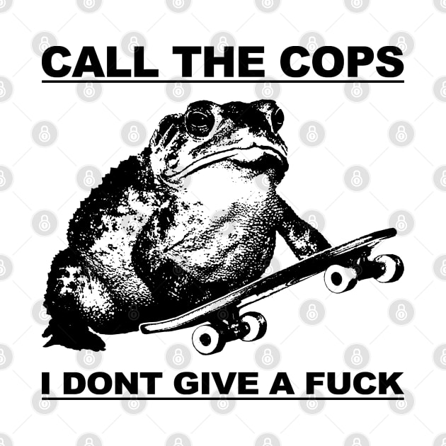 Call The Cops Frog by xlaxiata