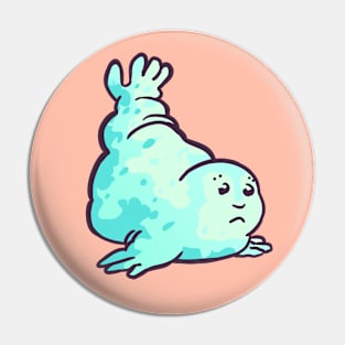 A Teal (Spotted) Seal! Pin