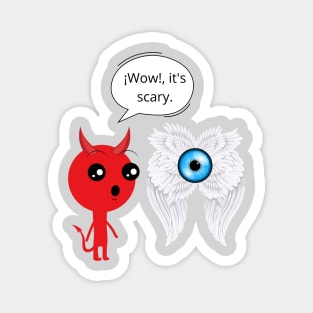 Devil and angel Magnet