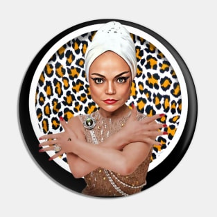 Eartha Kitt Pin