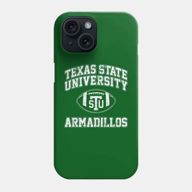 Texas State Armadillos - Necessary Roughness Phone Case by huckblade