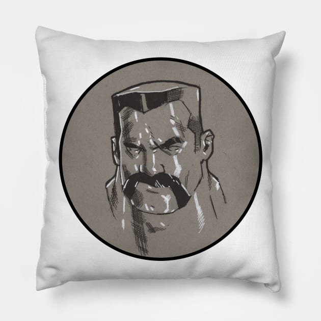 Colossus Pillow by AdamGraphite