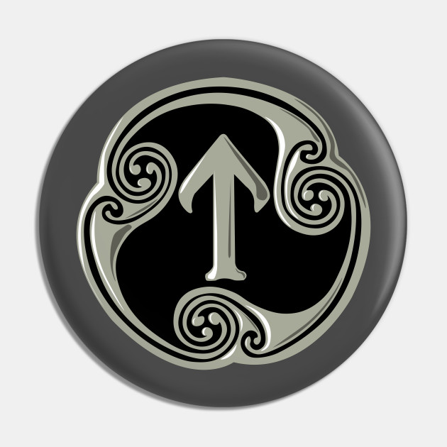 Tyr Symbol Tyr Norse Pin Teepublic teepublic
