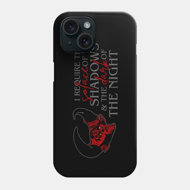 Darkness Phone Case by NinthStreetShirts