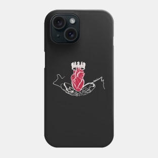 Single Line - Claddagh (White) Phone Case