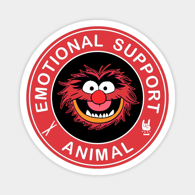 Muppets Emotional Support Animal Magnet by Bigfinz