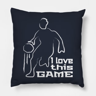 I Love This Game Pillow