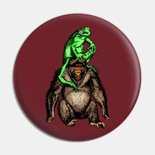 The King Frog and The Gordo Gorilla Pin