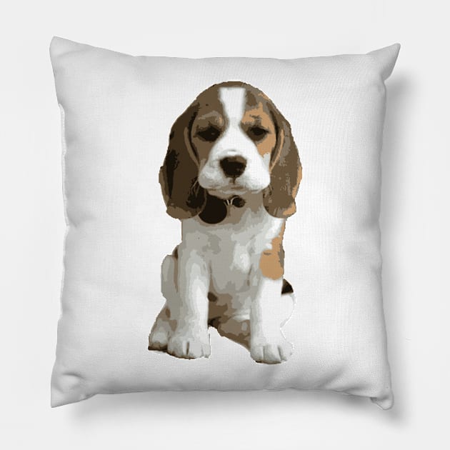 Dog pet oil paint Pillow by ngoclucbkhn