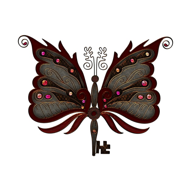 Elegant fantasy steampunk butterflies by Nicky2342