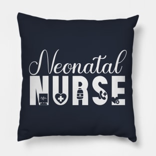 Neonatal Nurse (white text) Pillow