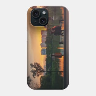 Couple meets the sunset together Phone Case