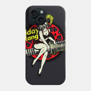 Woman Pig Racing Phone Case