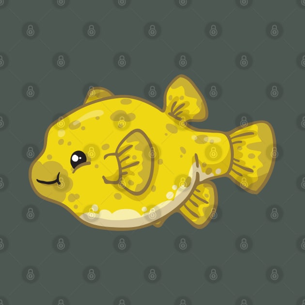 Blackspotted Puffer by bytesizetreasure