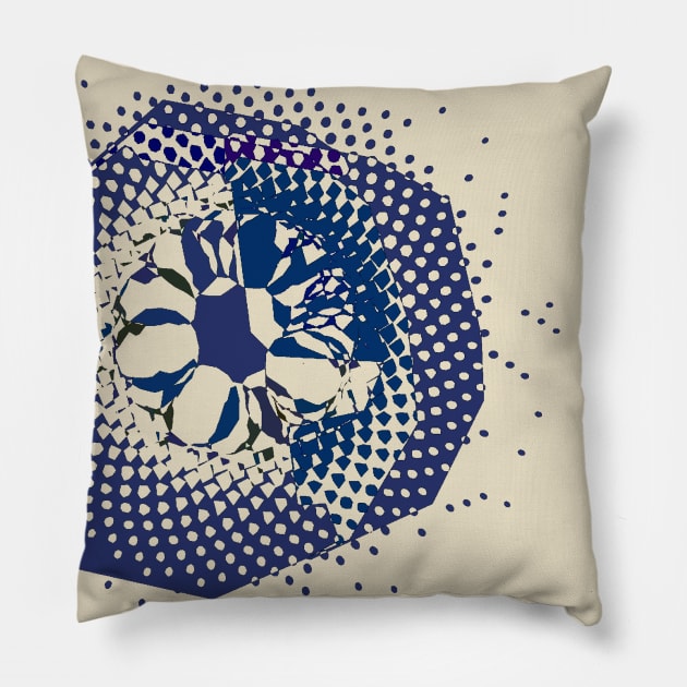 3D Crystal Phyllotaxis Flower Pillow by quasicrystals