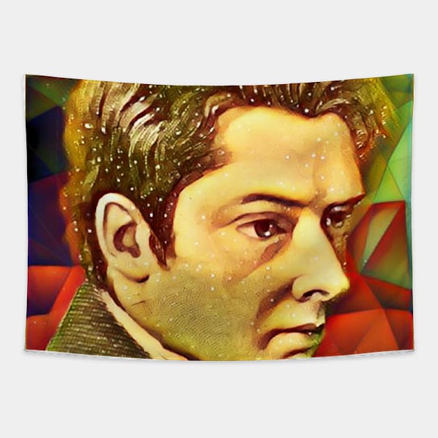 William Hazlitt Snow Portrait | William Hazlitt Artwork 15 Tapestry by JustLit