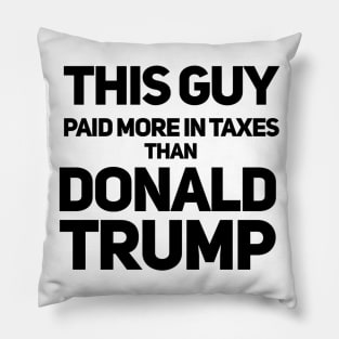 This Guy Paid More in Taxes than Donald Trump Pillow