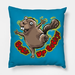 Buck Up Bucky! Pillow