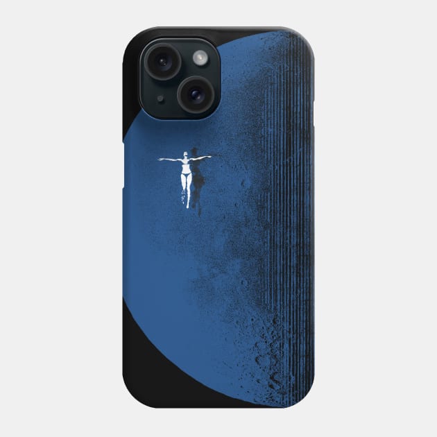 Pure Blue Moon Phantasy Phone Case by bulografik