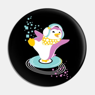 DJ Penguin Pin