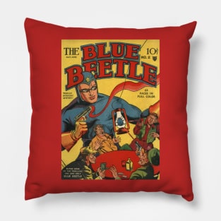 Blue Beetle II Comic Love Pillow