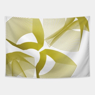 Gold Geometric Luxury abstract Tapestry