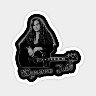 wynonna judd// black white design T-Shirt Magnet