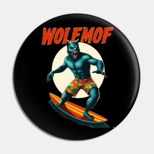 Vintage Wolfman Pin