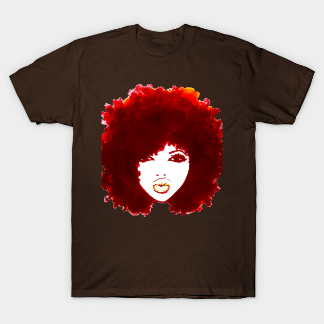 Discover Natural Hair Curly Hair Autumn Afro Tshirt/Tees - Natural Hair - T-Shirt